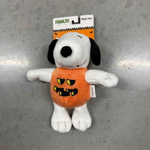 Peanuts “Snoopy Pumpkin” Halloween Dog Toy - Picture 1 of 5